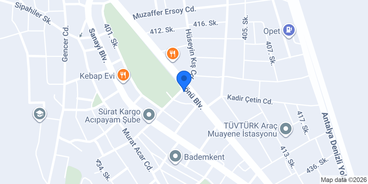 Tost Dünyası ALFA konumu