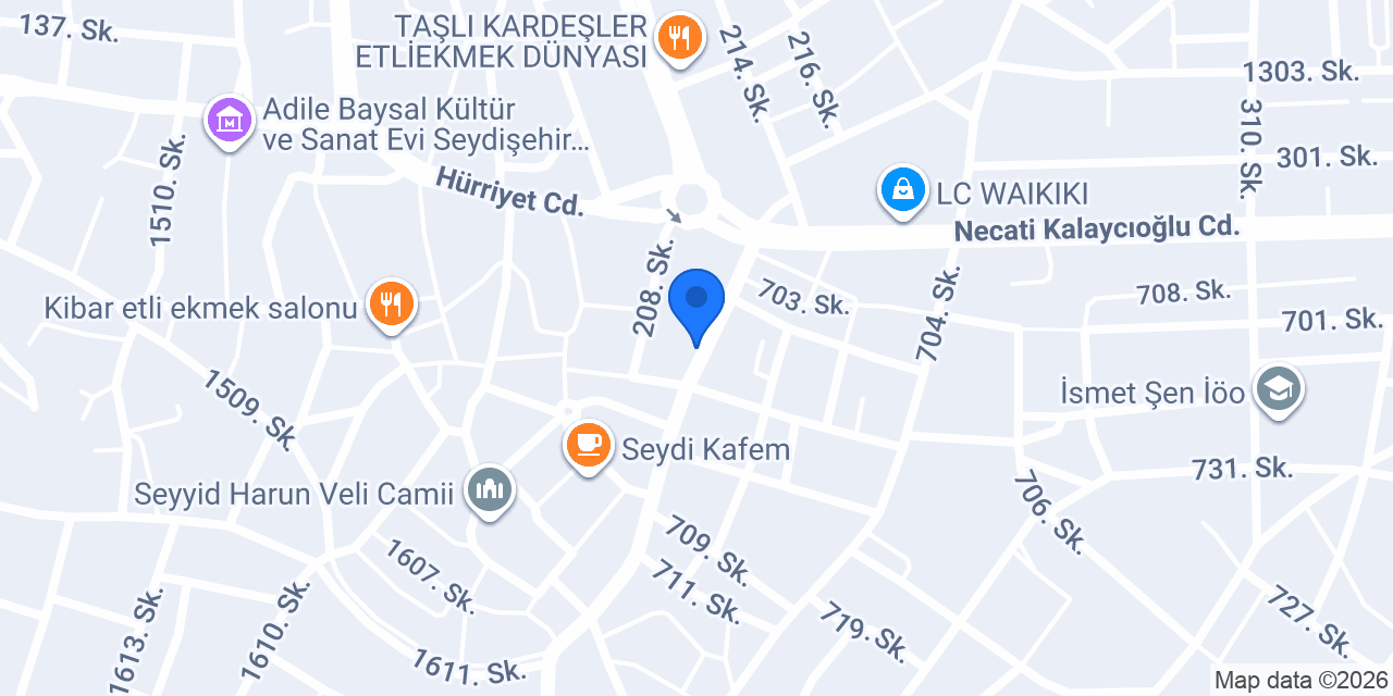 Gedik Elektrik & Avize konumu