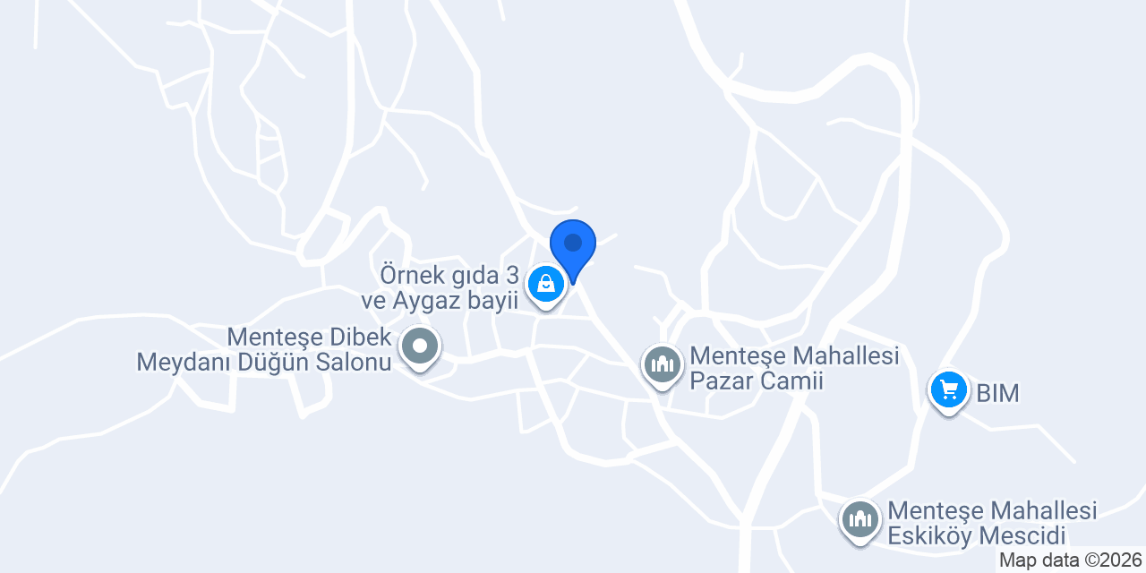 Menteşe Sağlık Ocağı konumu