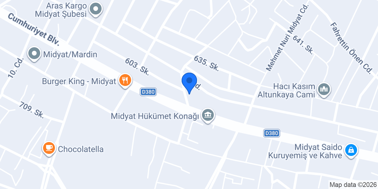 Çiçek Modaevi konumu