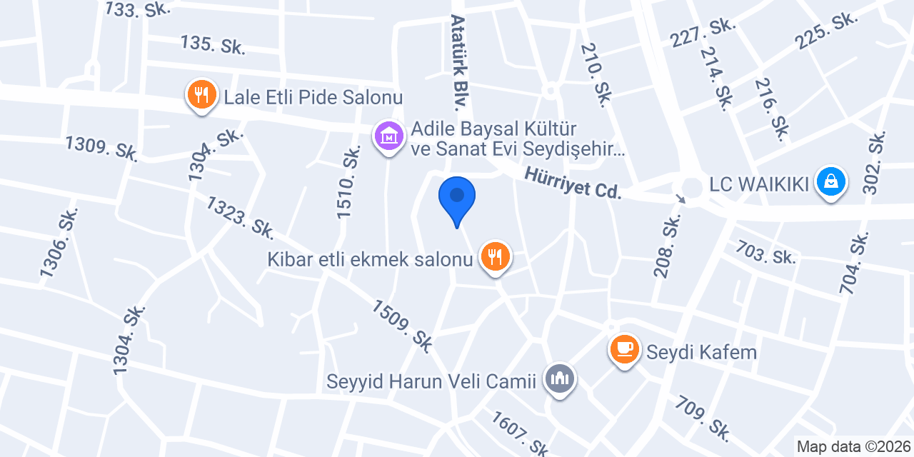 Özel Çiçekevi konumu