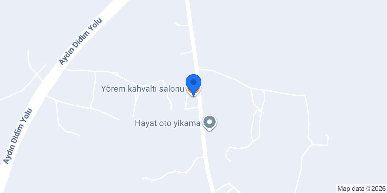 Yörem kahvaltı salonu konumu