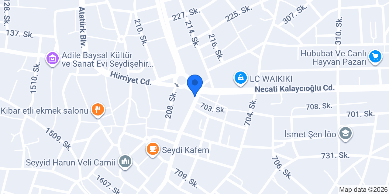 Akkoyunlar Kasabı Seydişehir konumu