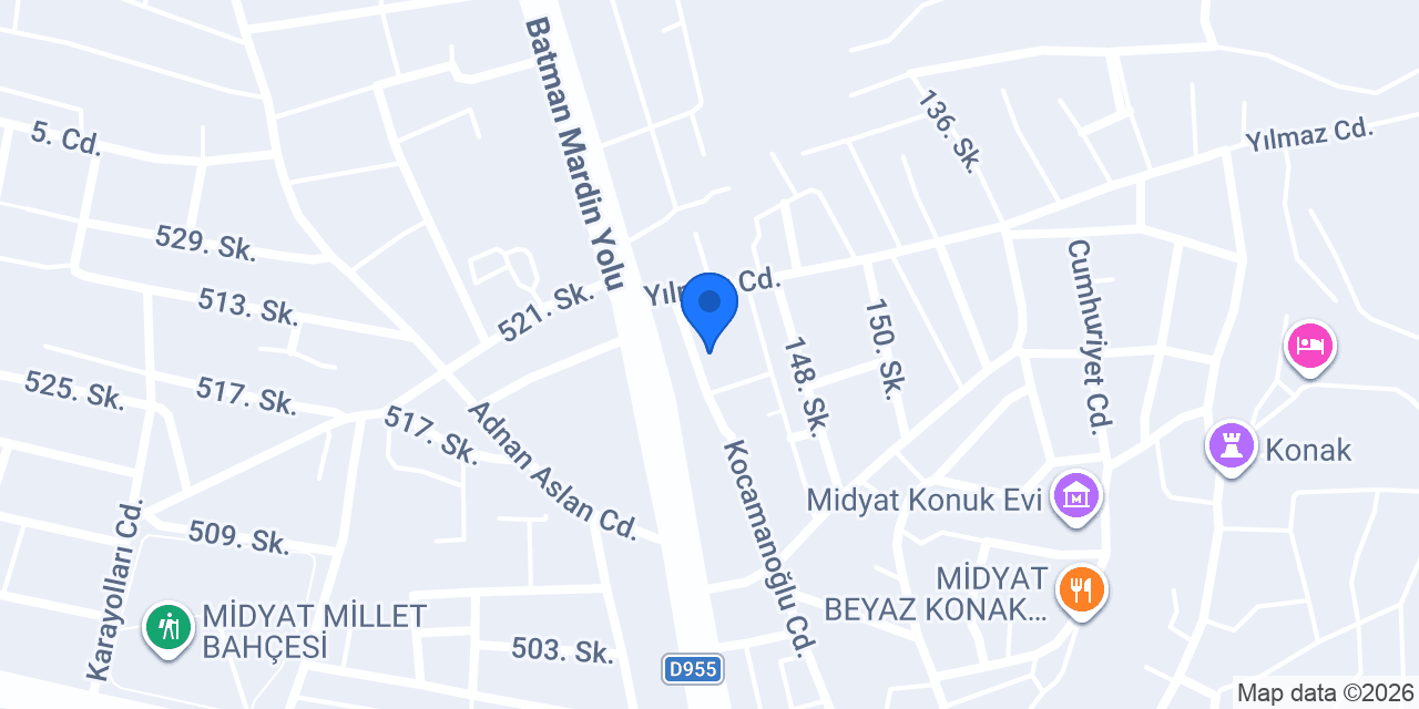 Shiluh Süryani Şarabı konumu