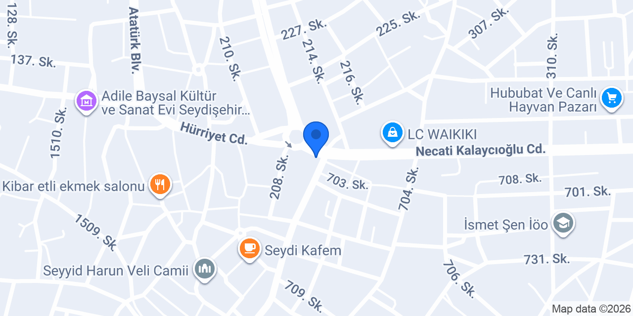 Seydişehir Eczanesi konumu
