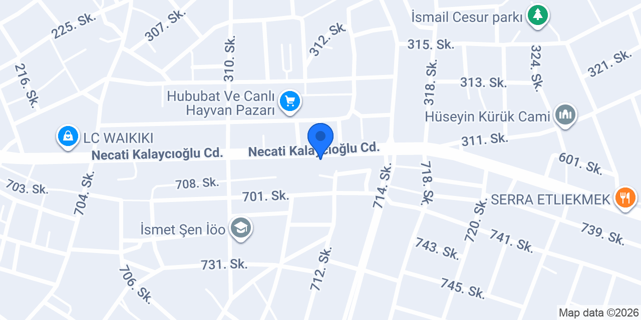 SERHAT AUTO konumu