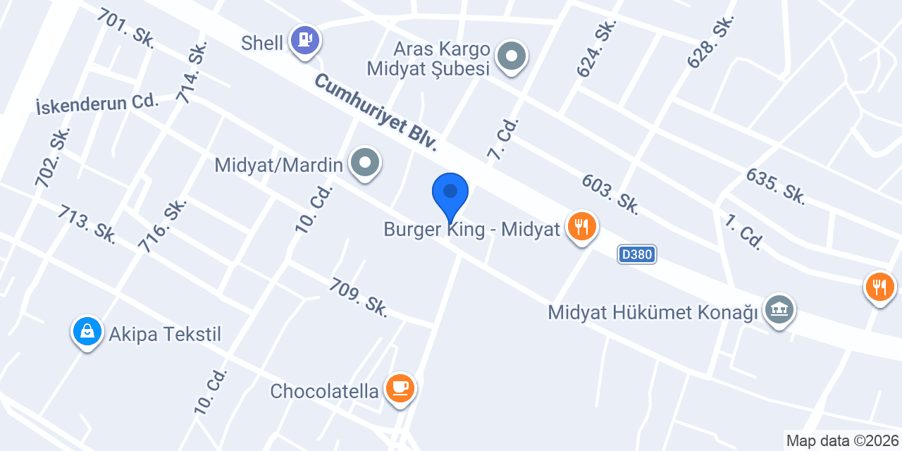 Mid Sandviç konumu