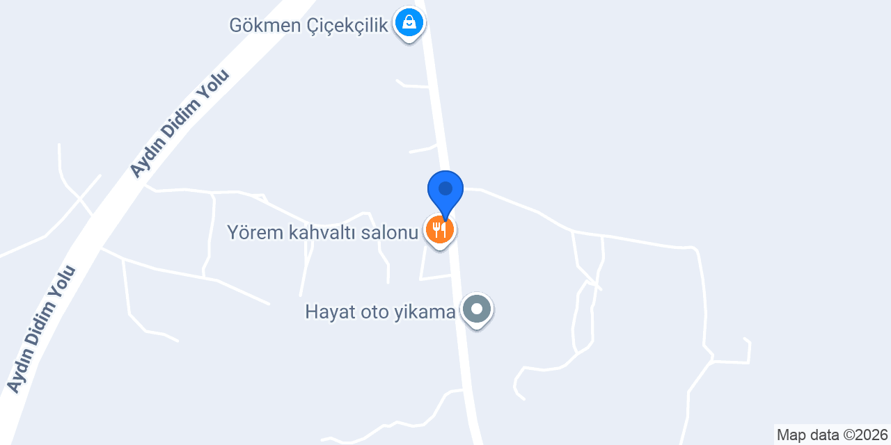 Özer çiçekçilik konumu