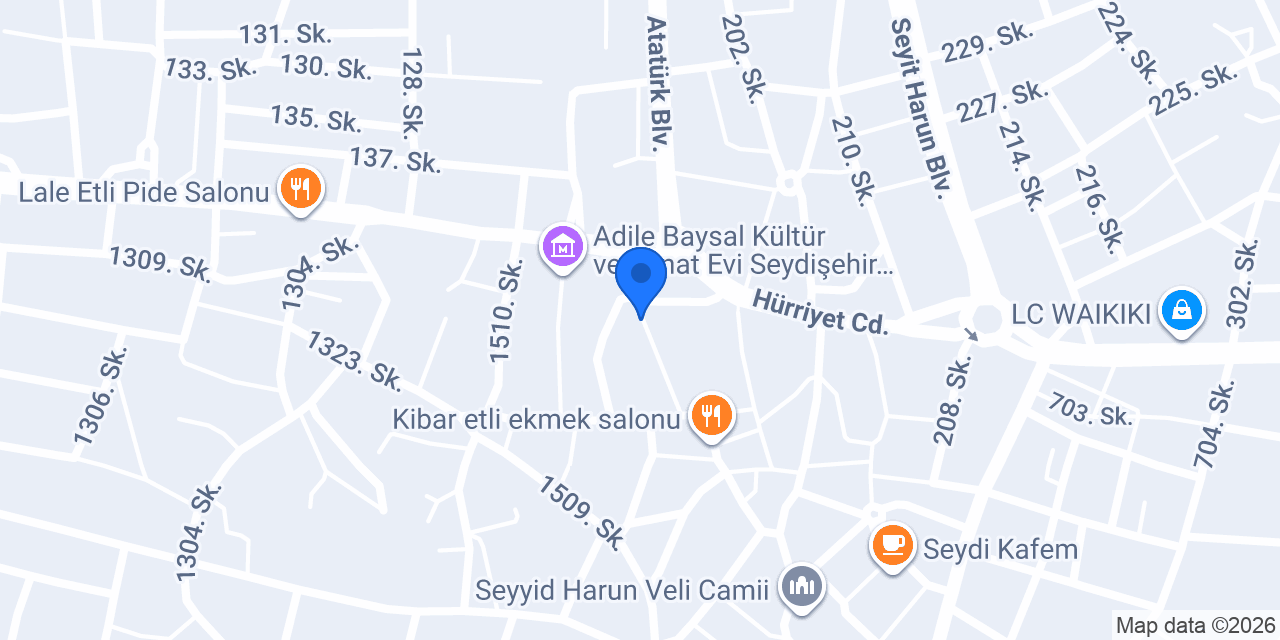 ÖZPINAR EMLAK konumu