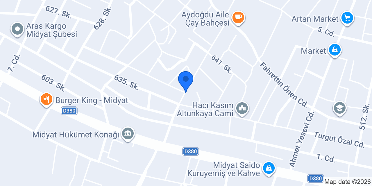 Aksa Taş Fırını konumu