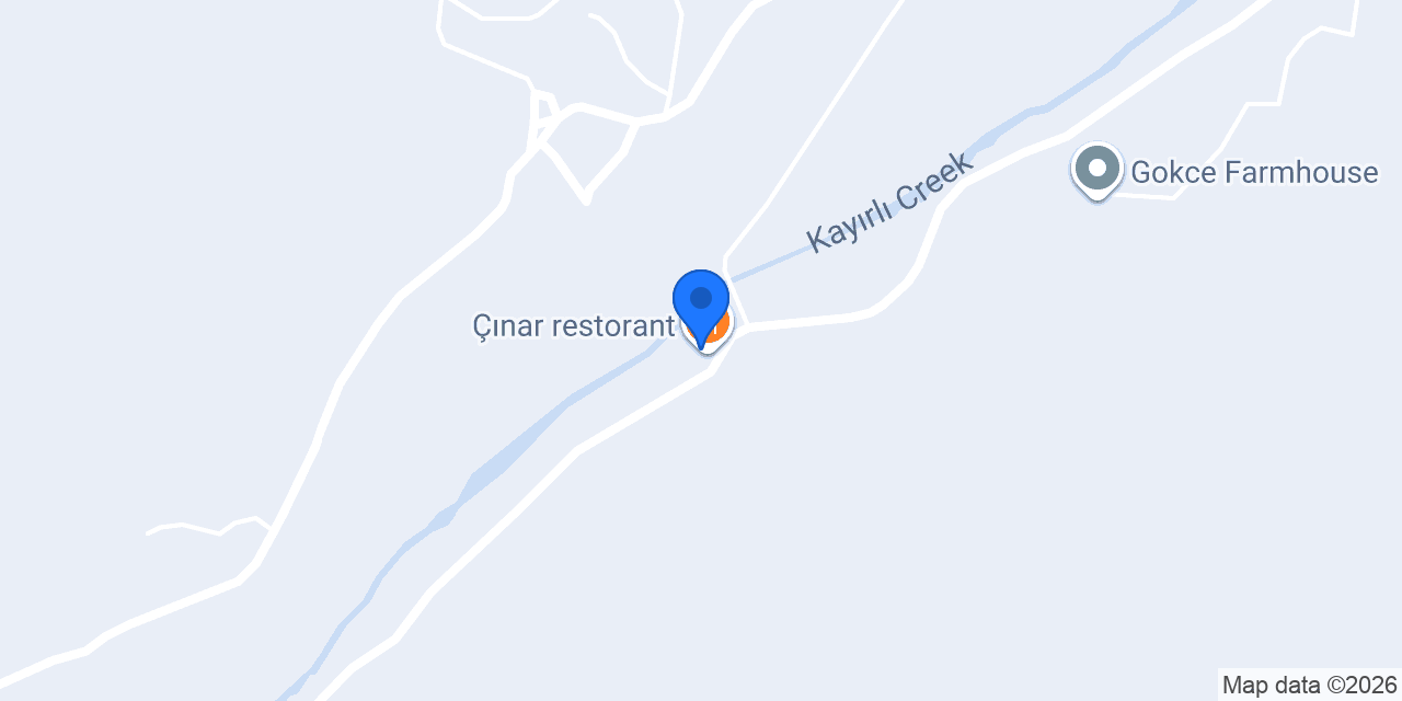 Çınar restorant konumu