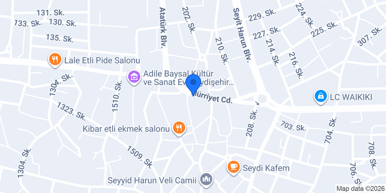 Güneş Ticaret-Marshall boya bayii konumu