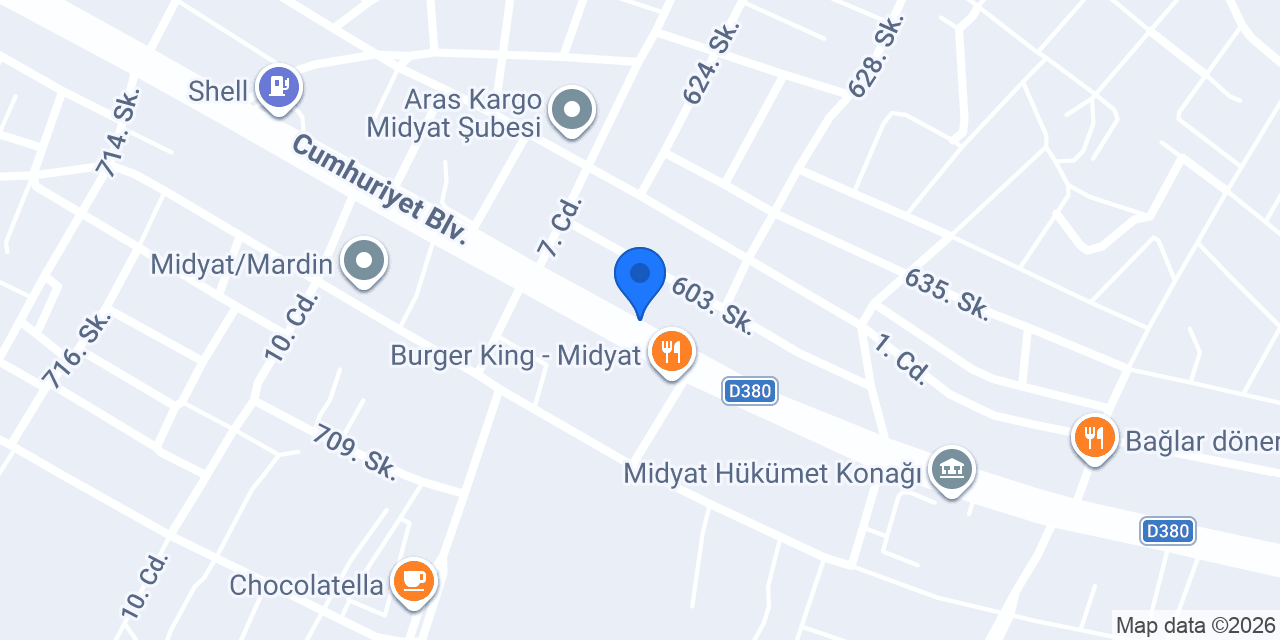 Arslan Proje Yapı konumu