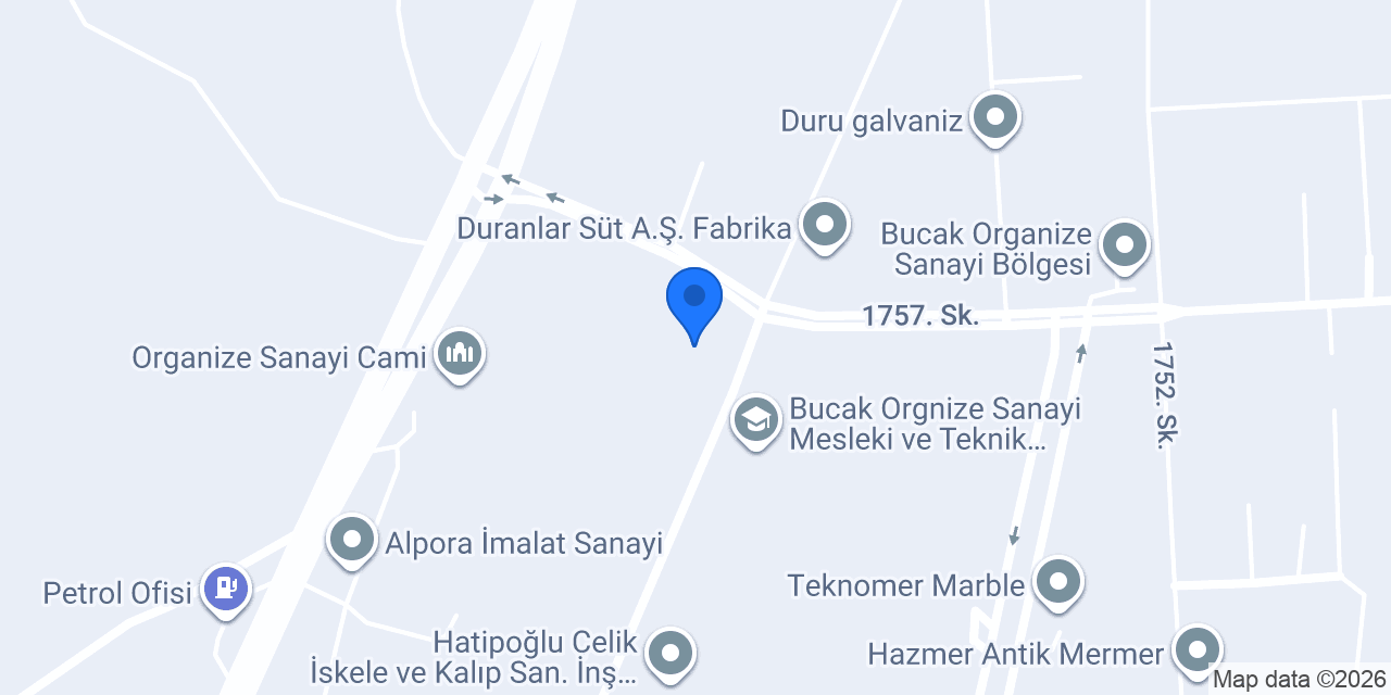 Göksan Hazır Beton Üretim Tesisi konumu