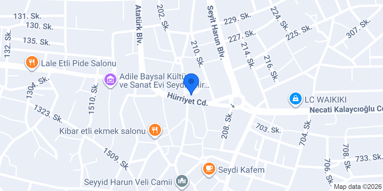 Ptt-seydişehir Şubesi konumu