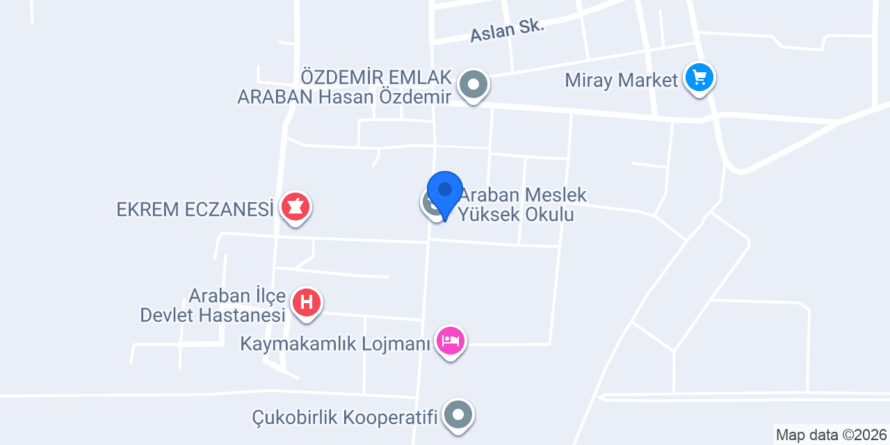 Özkan Eczanesi konumu