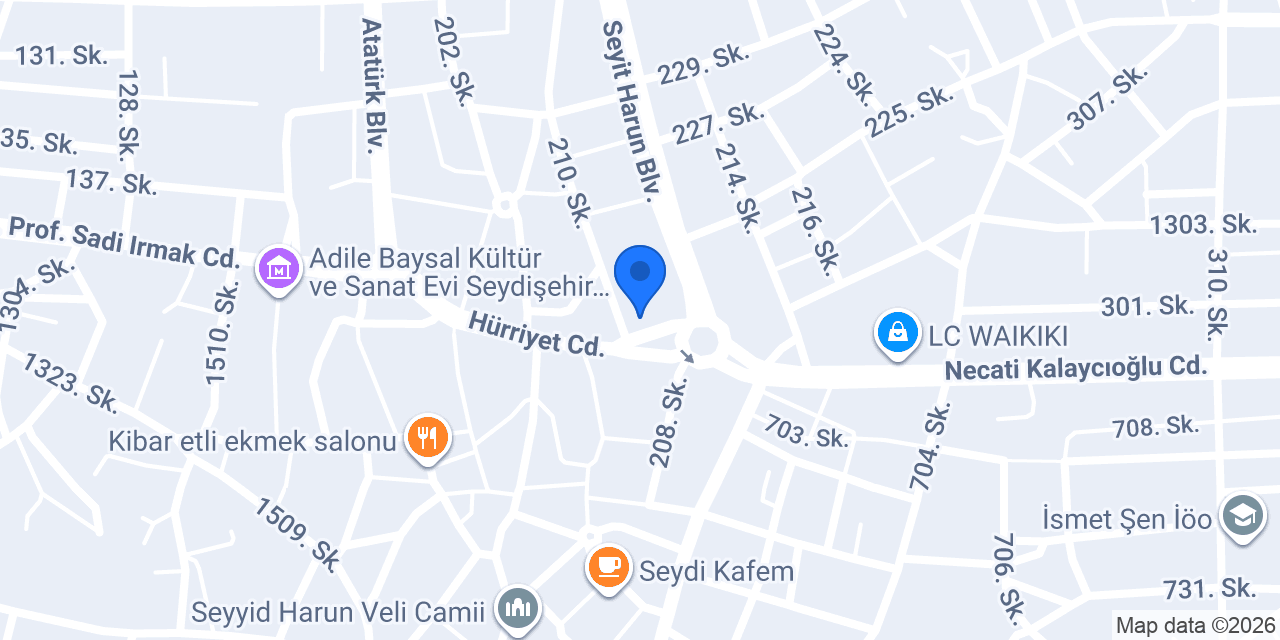 Süslü Ticaret konumu
