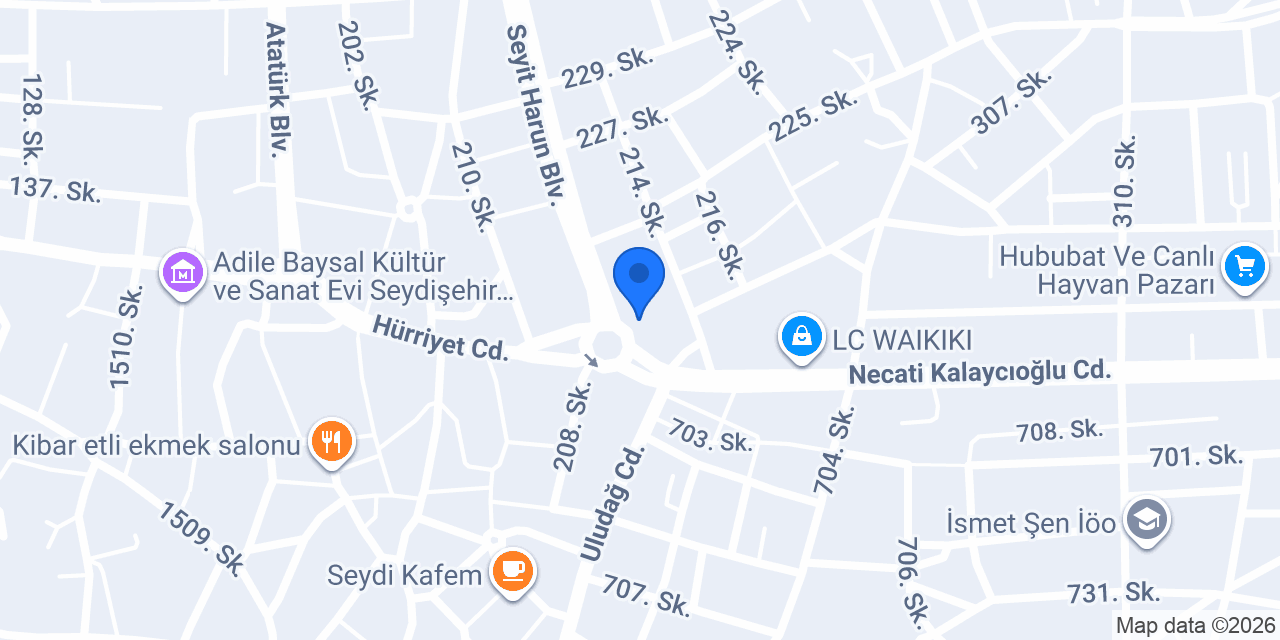 Avukat Hatime Kilinçoğlu konumu