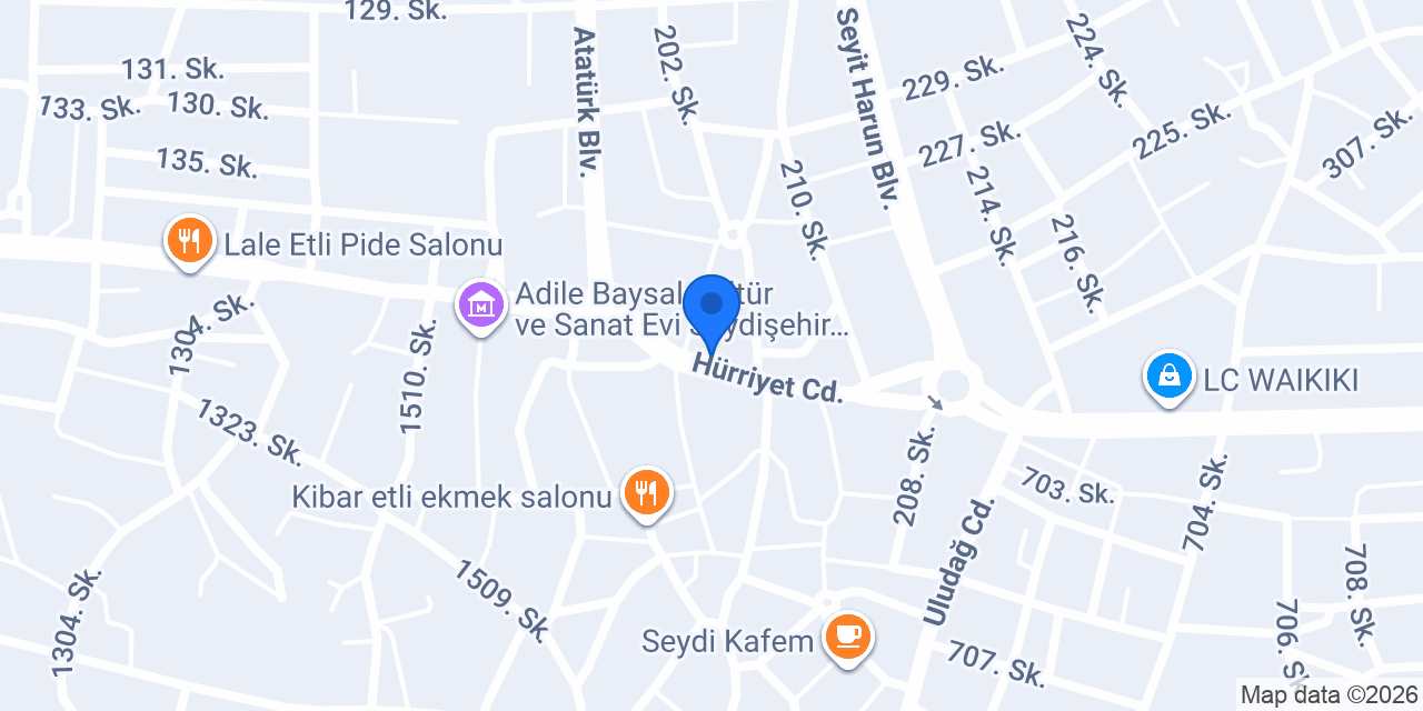 FATİH DÖNER konumu