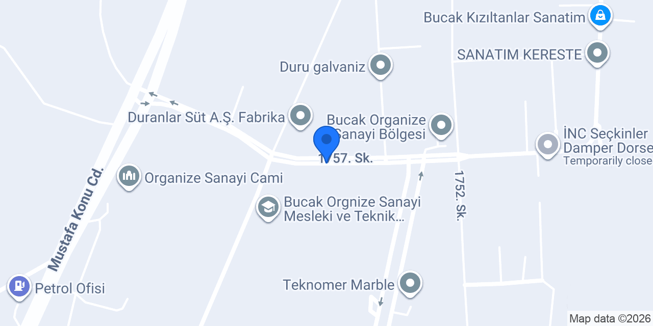 Duru Mermer konumu