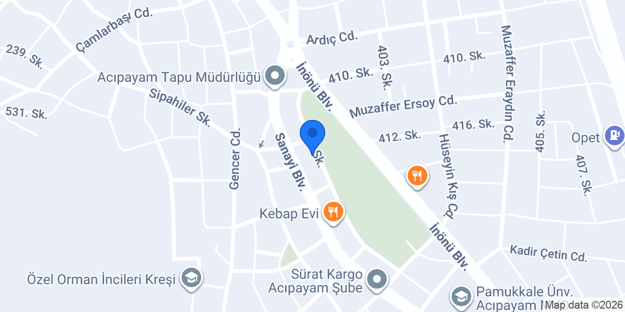 GEÇİÇİ SÜRELİĞİNİ KAPATILMIŞTIR. konumu