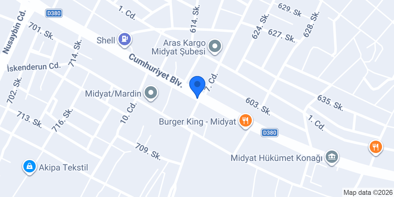 Akan Döner konumu