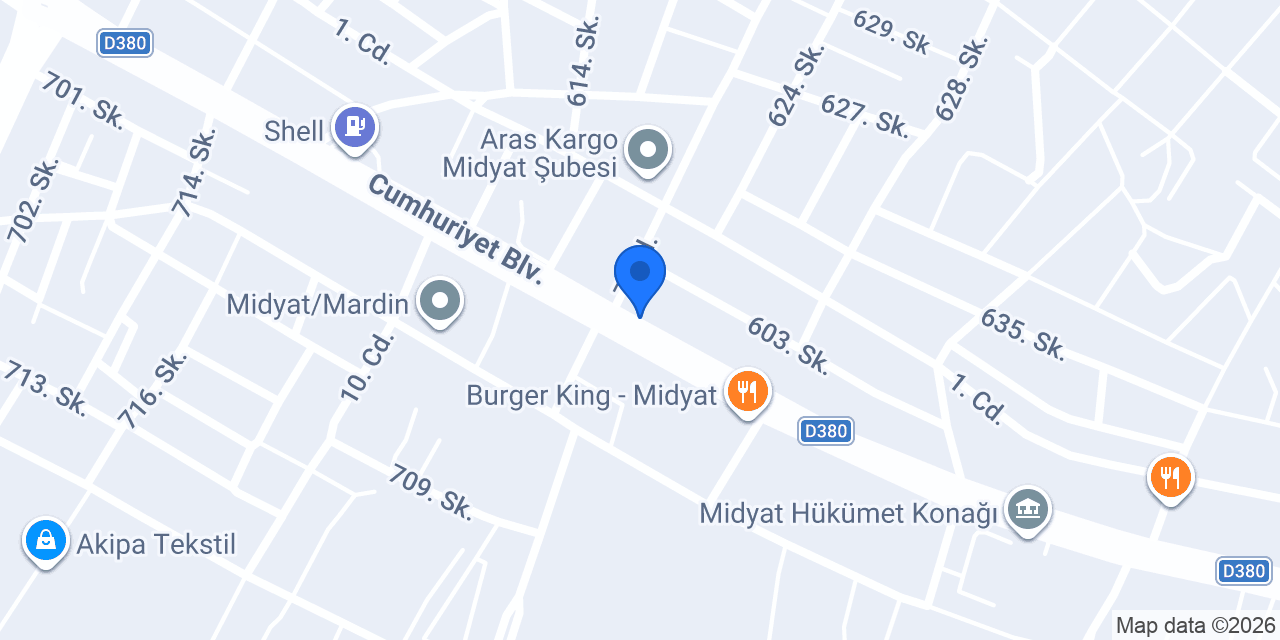 HAYAT PIDE FIRINI konumu