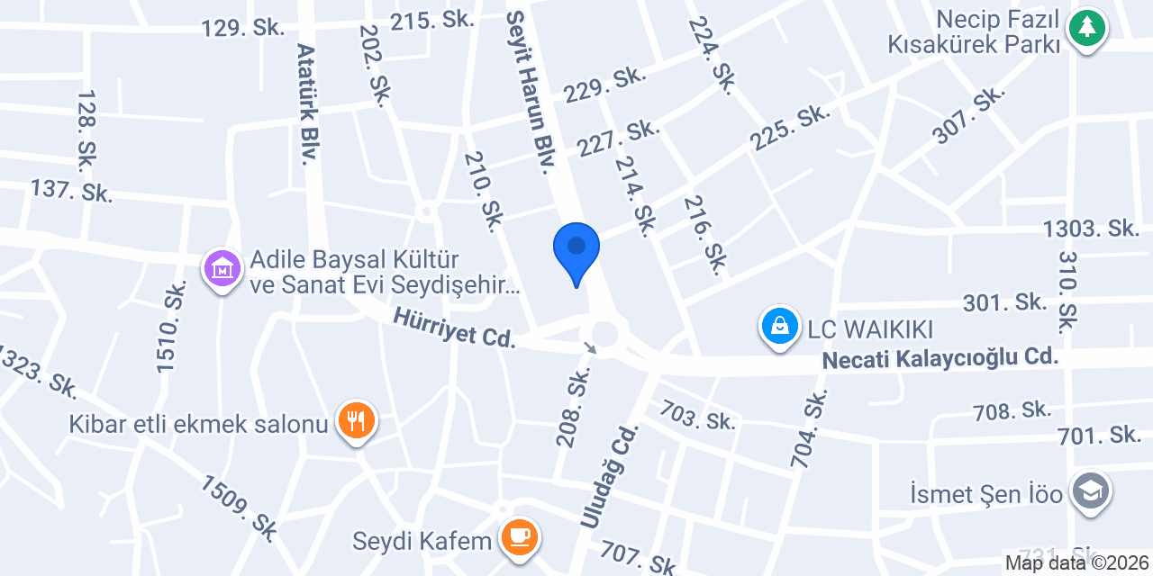 İtimat Et Kasabı konumu