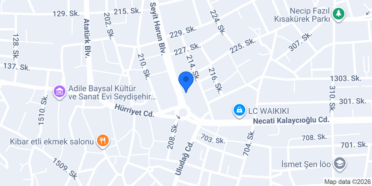 Seydişehir Elektrik Bobinaj konumu