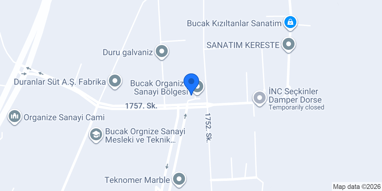 Bucak Uçar Mühendislik Ortak Sağlık Ve Güvenlik Birimi konumu