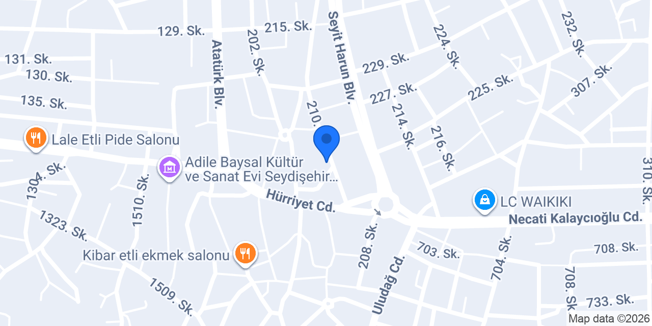 AKDEMİR ALIŞVERİŞ MERKEZİ konumu