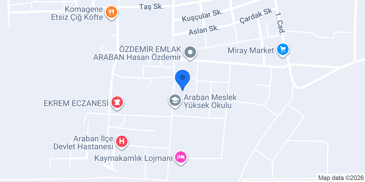 Arabanlı Recep Usta konumu