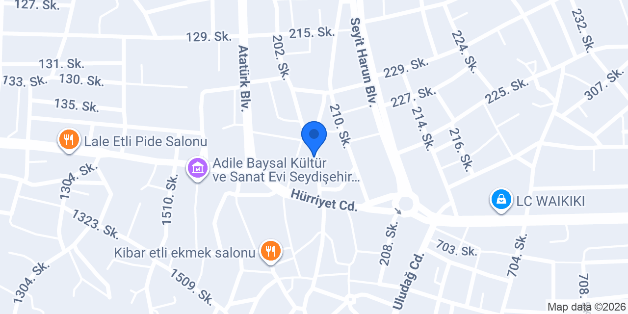 Cihan Mobilya konumu