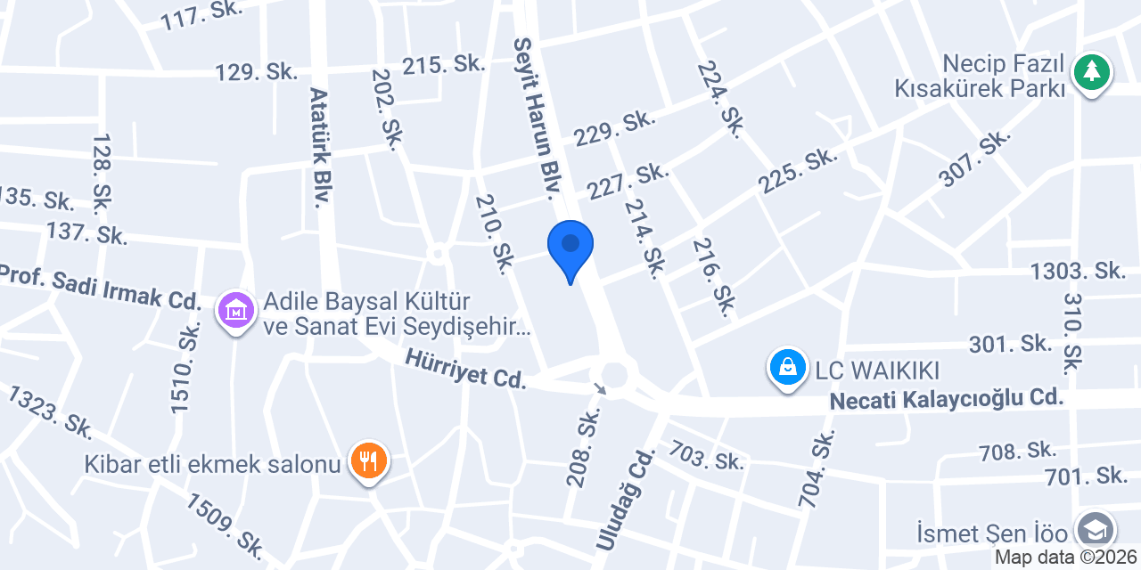 Yaşam Veteriner Kliniği konumu