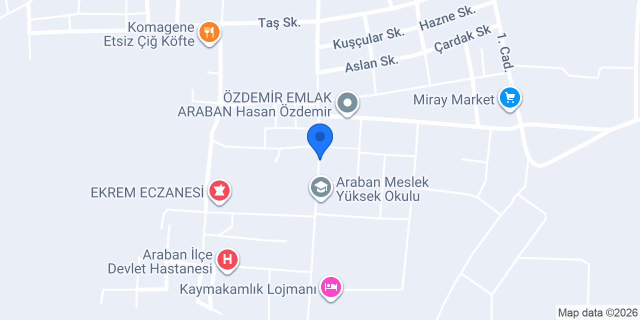 Nohut Pide Fırını konumu