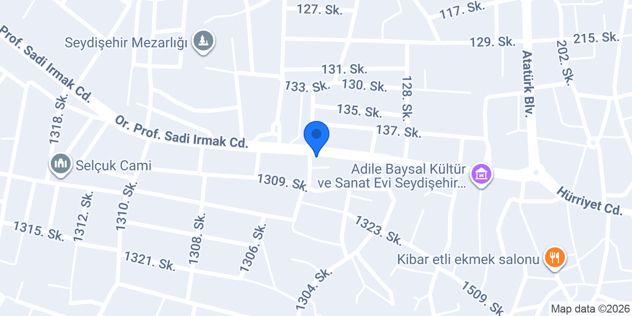 FOTER REKLAM SEYDİŞEHİR konumu
