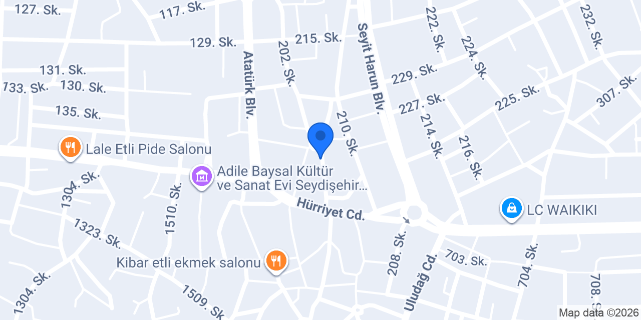 FAVORİ FAST FOOD konumu