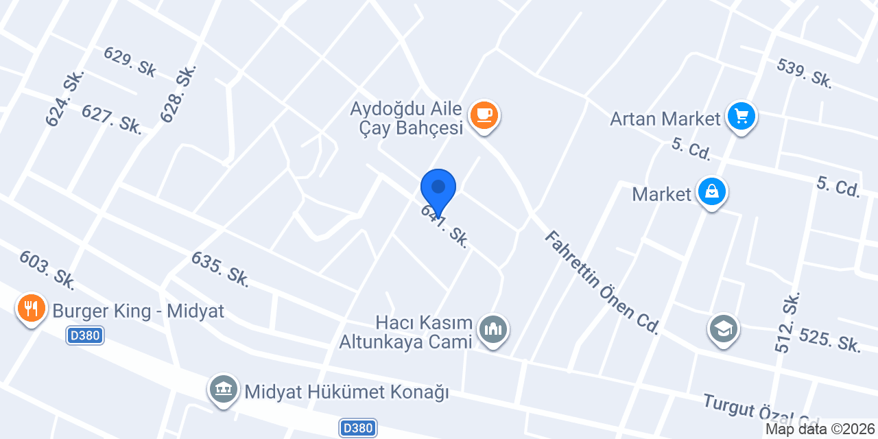 Mardin Sabun Evi konumu