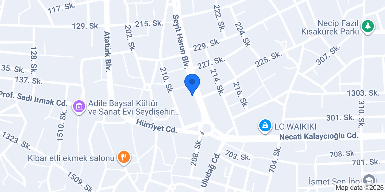 DHL eCommerce - Seydişehir Şubesi konumu
