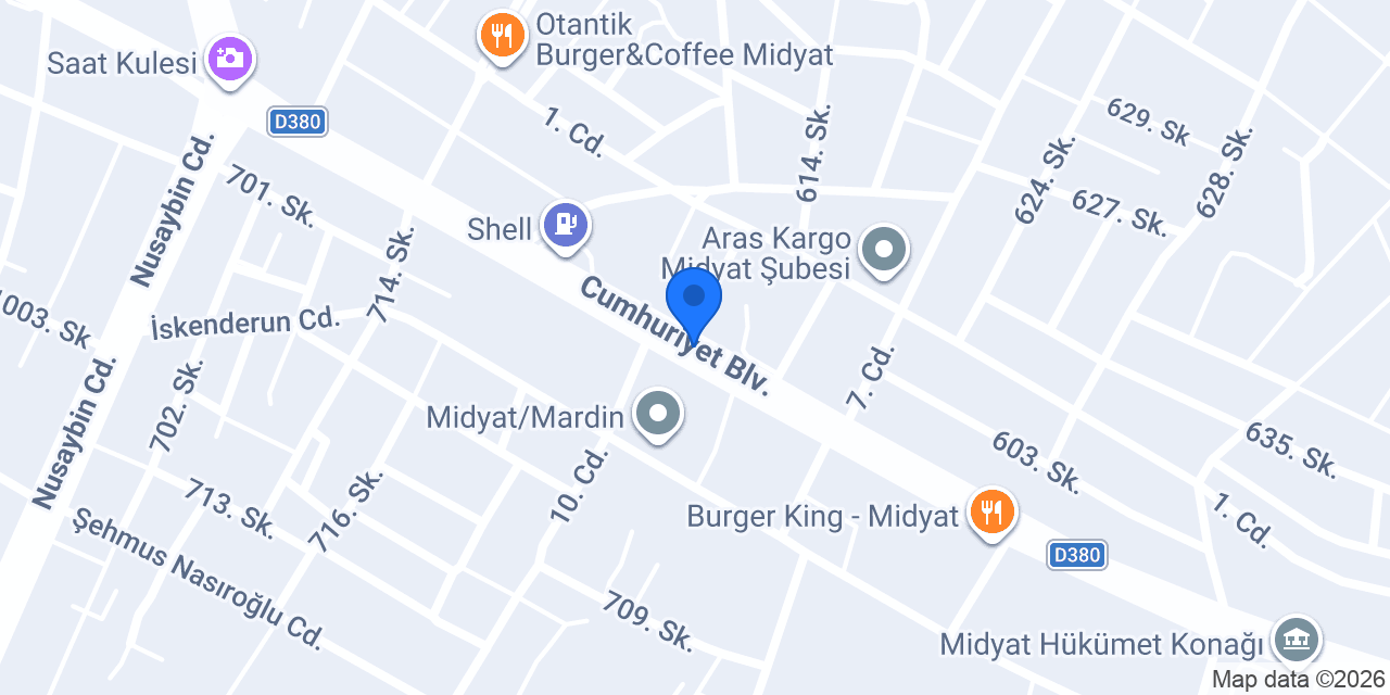 NUSŞAH AUTO konumu
