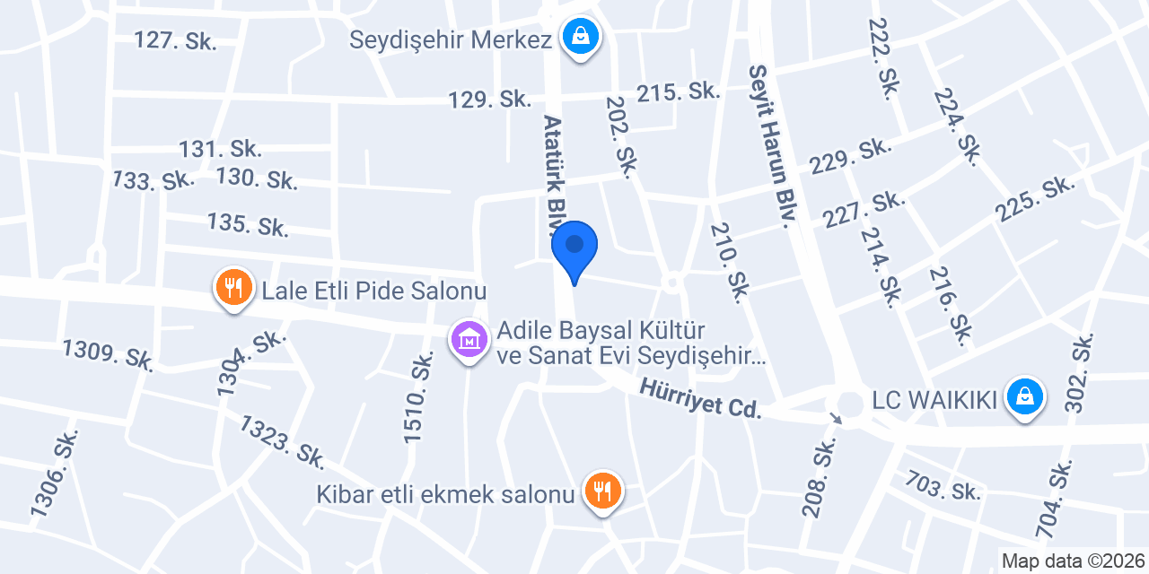 Cadde Telekom konumu
