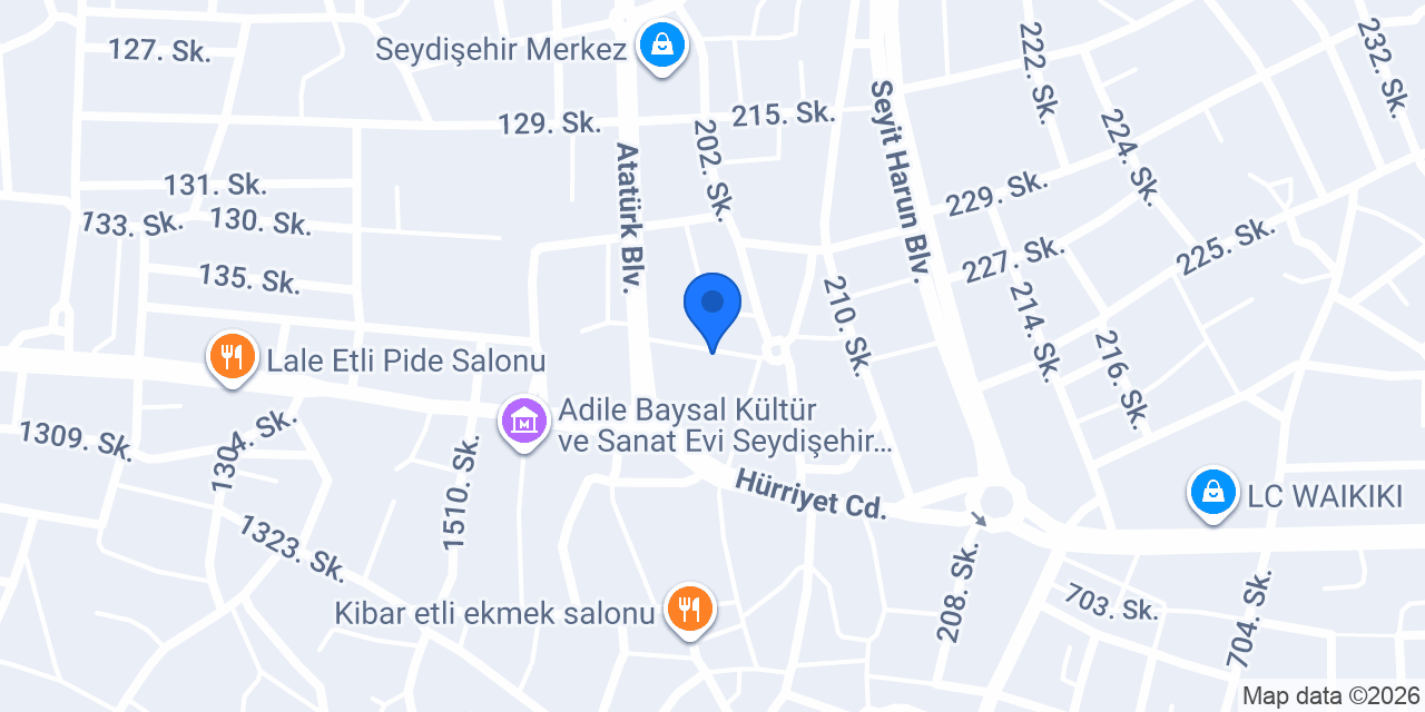 YİĞİT ET ve SAKATAT konumu