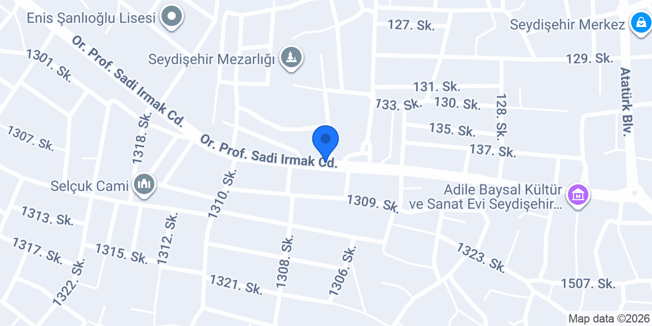 Çağdaş Etli Pide konumu
