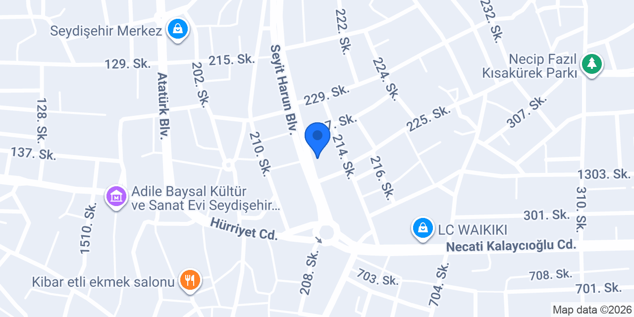 Ünal Palas Otel konumu