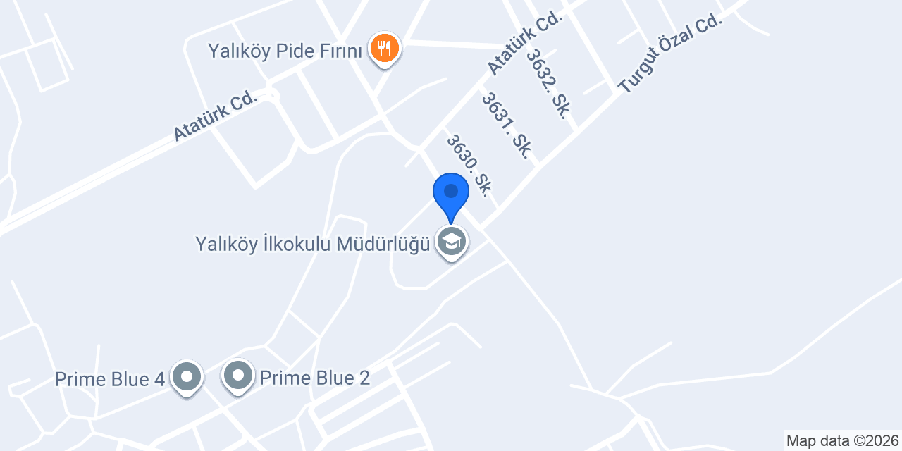 Didim Yalıköy Ortaokulu konumu