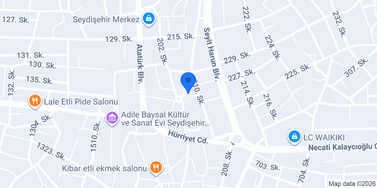 Çiçek Yufka konumu