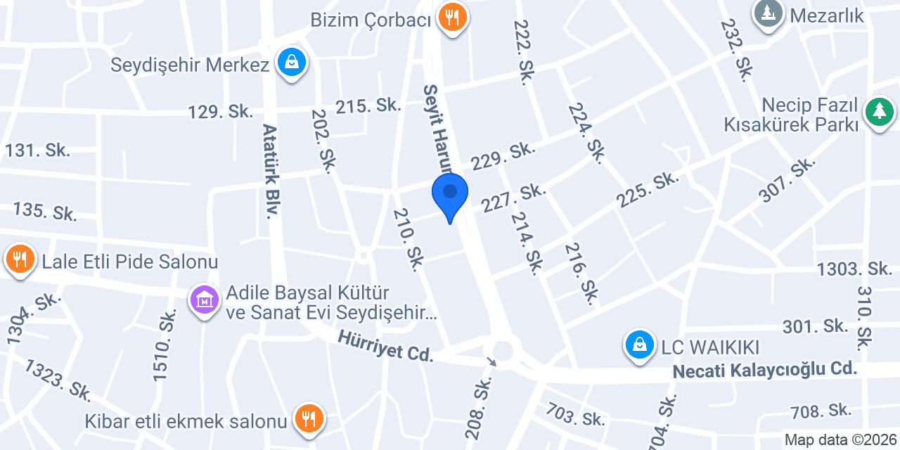 Komagene Seydişehir konumu