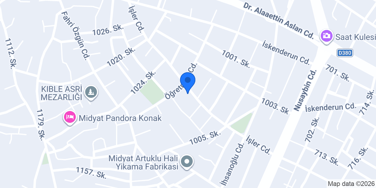 SORAN TEKSTİ konumu