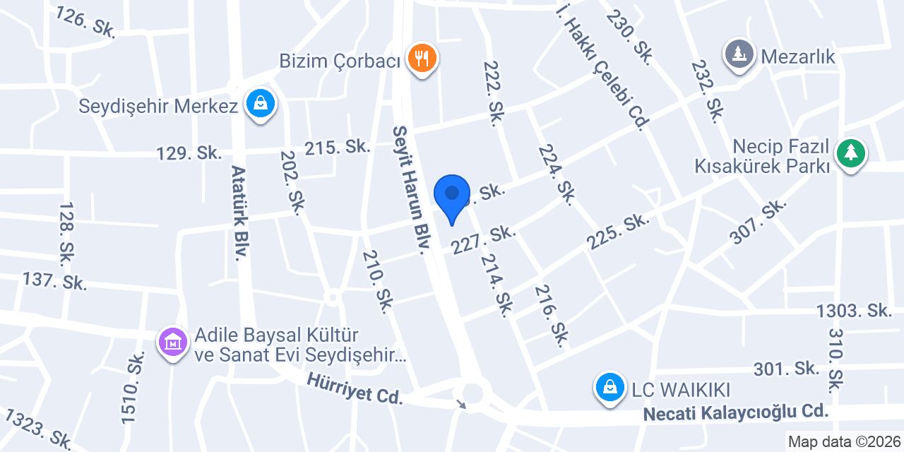 Gizem Etli Ekmek konumu