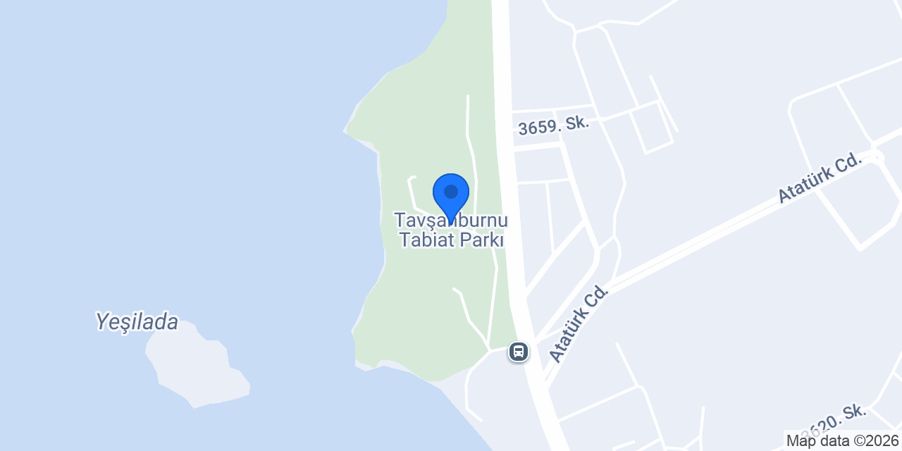Tavşanburnu Tabiat Parkı konumu